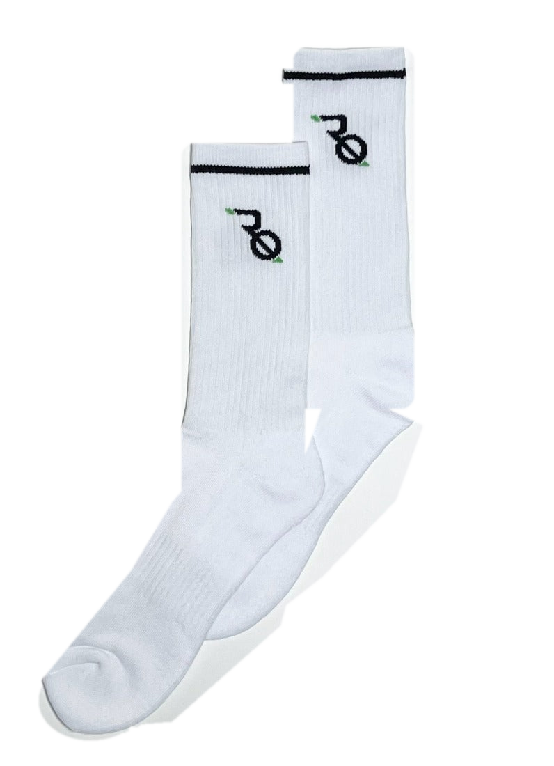 Athletic Socks white pair on transparent background
