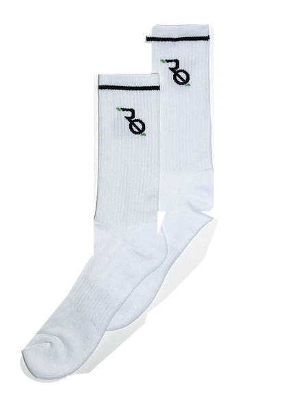 Athletic Socks white pair on transparent background