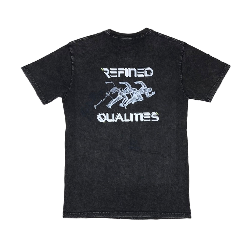 Running Man Tee back on transparent background