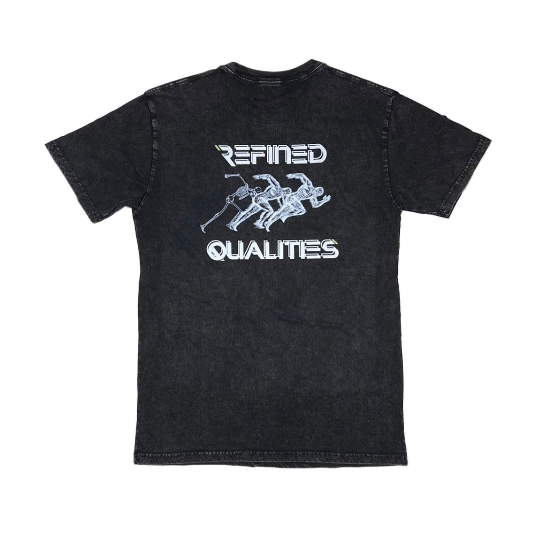 Running Man Tee back on transparent background