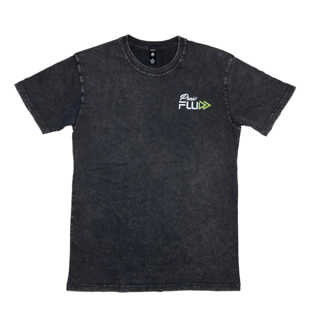 Running Man Tee front on transparent background