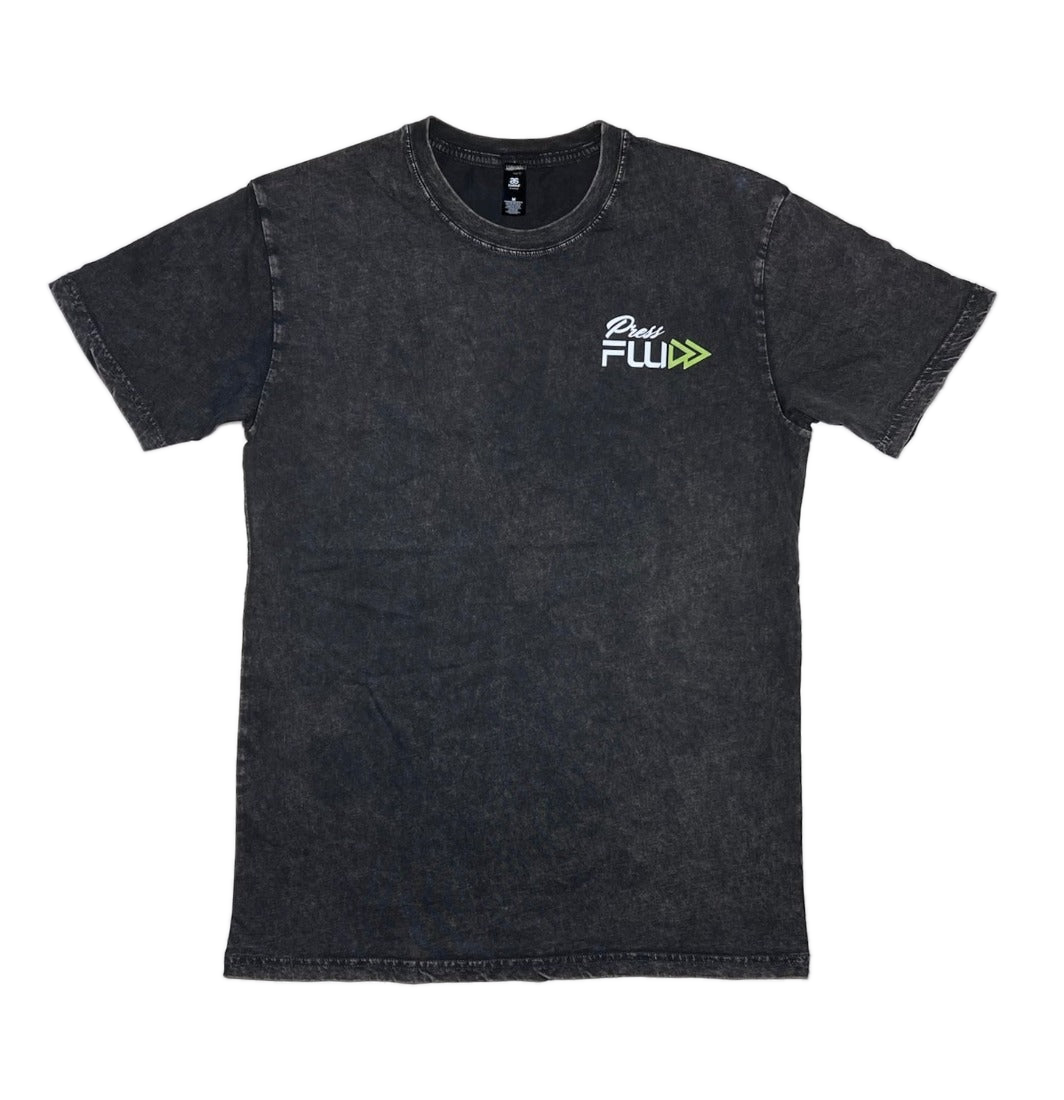 Running Man Tee front on transparent background